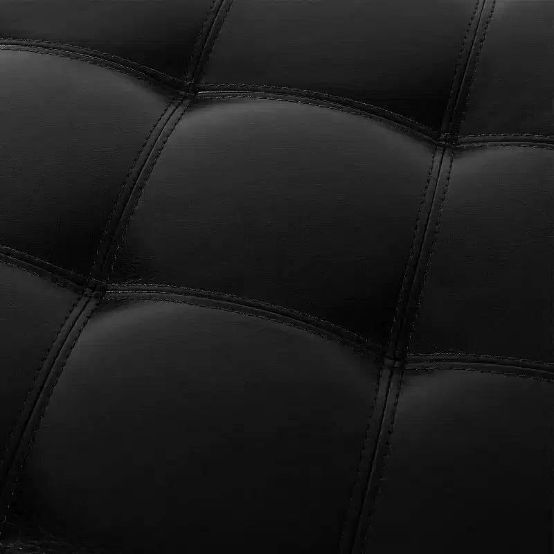 GDFStudio Rigby Contemporary Button Tufted Faux Leather Upholstered Storage Ottoman