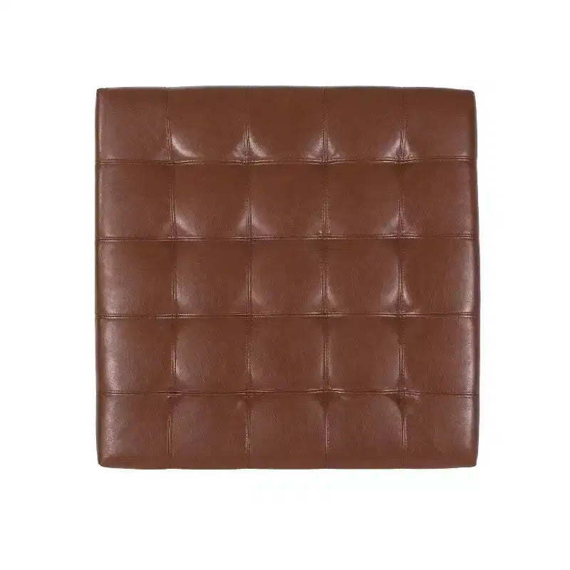 GDFStudio Rigby Contemporary Button Tufted Faux Leather Upholstered Storage Ottoman