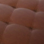 GDFStudio Rigby Contemporary Button Tufted Faux Leather Upholstered Storage Ottoman