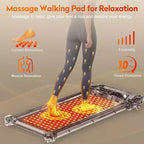 Tapis da Camminata Akluer con Inclinazione, Tapis Roulant 2-in-1 Sotto Scrivania e Massaggiatore Piedi Shiatsu, Tapis Roulant Portatile Silenzioso 2.5HP per Casa Ufficio con Display a LED