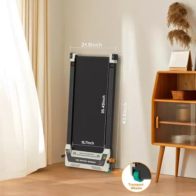 Tapis da Camminata Akluer con Inclinazione, Tapis Roulant 2-in-1 Sotto Scrivania e Massaggiatore Piedi Shiatsu, Tapis Roulant Portatile Silenzioso 2.5HP per Casa Ufficio con Display a LED