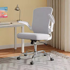 GALAXHERO Ergonomic Office Chair, Mesh Computer Desk Chair with Flip-up Armrests & Adjustable Lumbar Support
