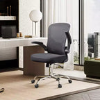 GALAXHERO Ergonomic Office Chair, Mesh Computer Desk Chair with Flip-up Armrests & Adjustable Lumbar Support