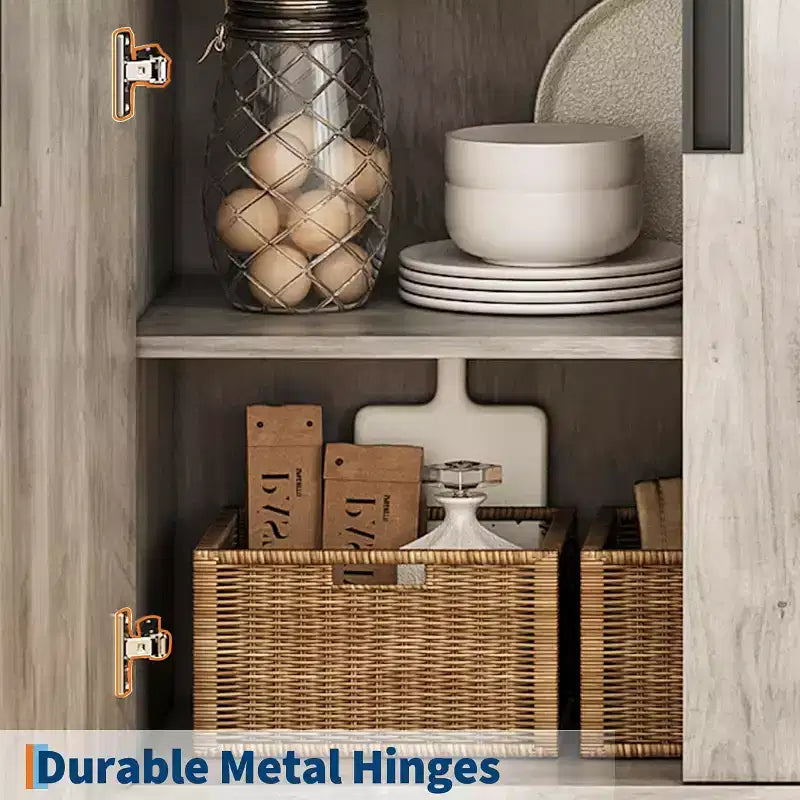 5 Tier Bookcase with Adjustable Shelves and Doors, Tall Bookshelf w/Metal Legs, Rustic Bookcase for Living Room Apartment Office