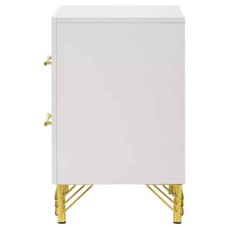 Coaster,Lucia 2-drawer Nightstand Bedside Table