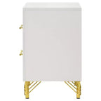 Coaster,Lucia 2-drawer Nightstand Bedside Table