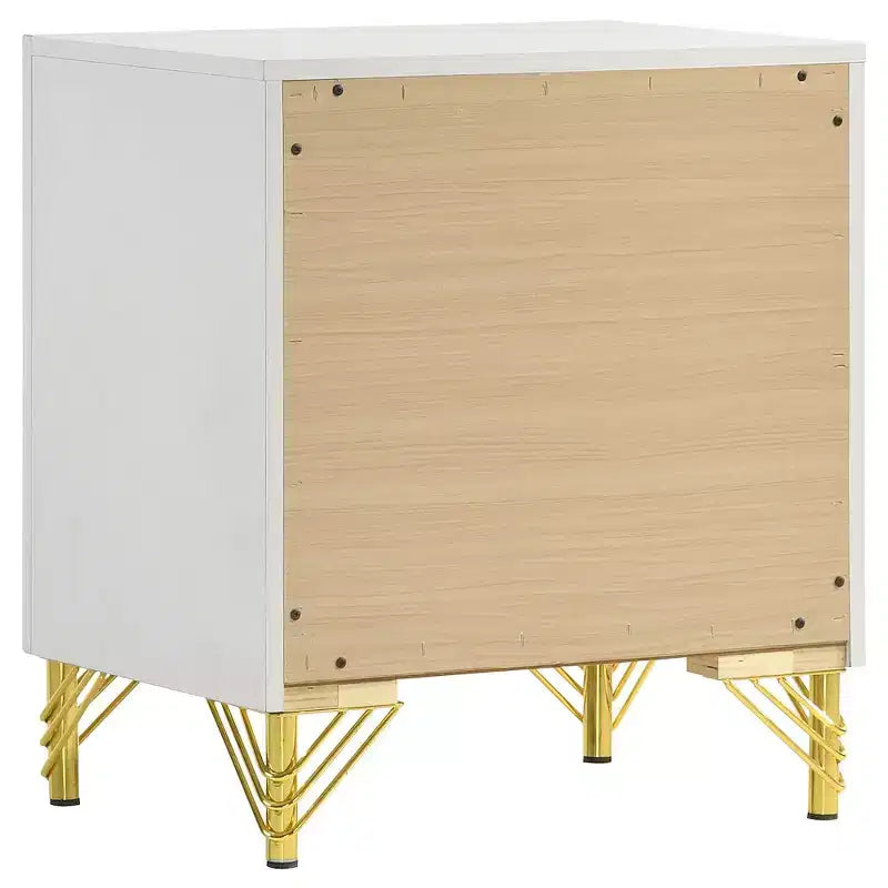 Coaster,Lucia 2-drawer Nightstand Bedside Table