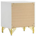 Coaster,Lucia 2-drawer Nightstand Bedside Table
