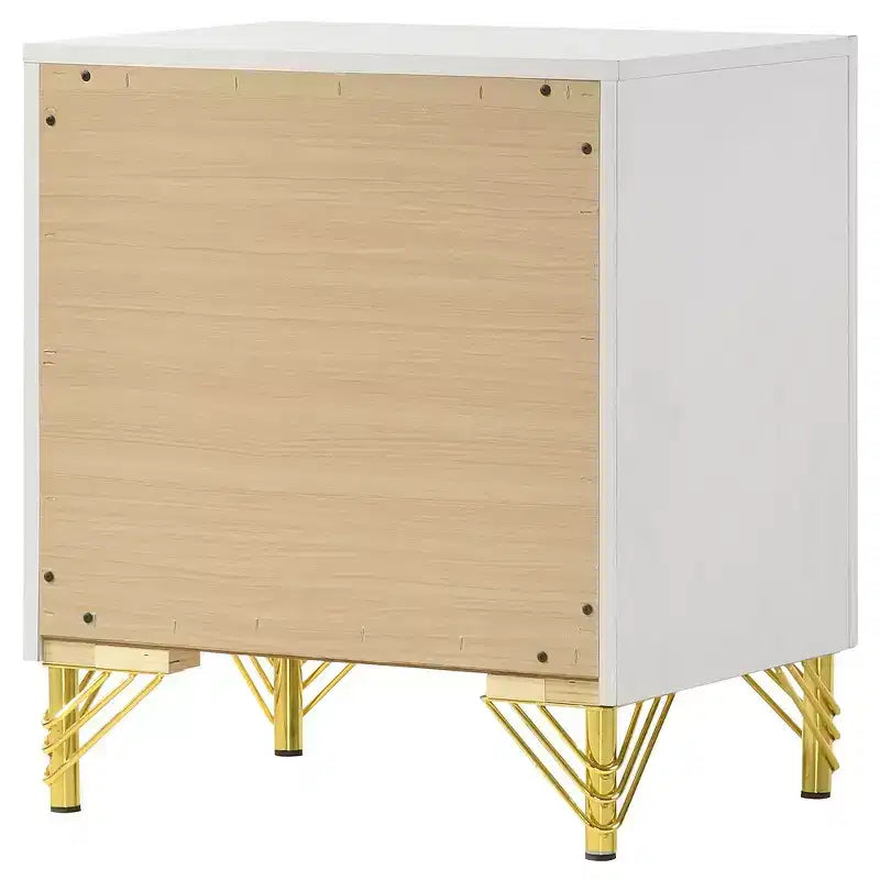 Coaster,Lucia 2-drawer Nightstand Bedside Table