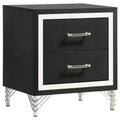 Coaster,Lucia 2-drawer Nightstand Bedside Table