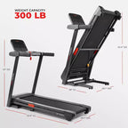 Tapis Roulant Smart Sunny Health & Fitness Active 400 AutoIncline con WiFi, Bluetooth, 15 Livelli di Inclinazione e Pedana Ammortizzata