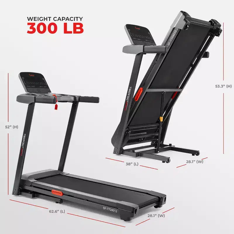 Tapis Roulant Smart Sunny Health & Fitness Active 400 AutoIncline con WiFi, Bluetooth, 15 Livelli di Inclinazione e Pedana Ammortizzata