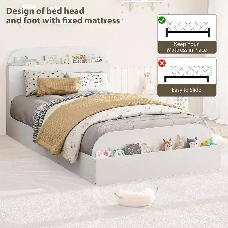 Acekool Twin Daybed with Trundle, Upholstered Sofa Bed Frame with Storage Drawers, Modern Couch Bed for Living Room or Bedroom