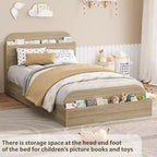 Acekool Twin Daybed with Trundle, Upholstered Sofa Bed Frame with Storage Drawers, Modern Couch Bed for Living Room or Bedroom