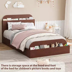 Acekool Twin Daybed with Trundle, Upholstered Sofa Bed Frame with Storage Drawers, Modern Couch Bed for Living Room or Bedroom