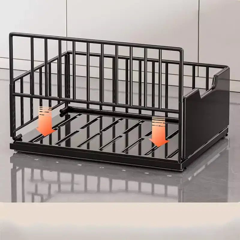 Pull Out Kitchen Cabinets Organizer, Pantry Pull Out Shelves, Metal Slide Out Storage Drawers No Drill Slide Out Drawers
