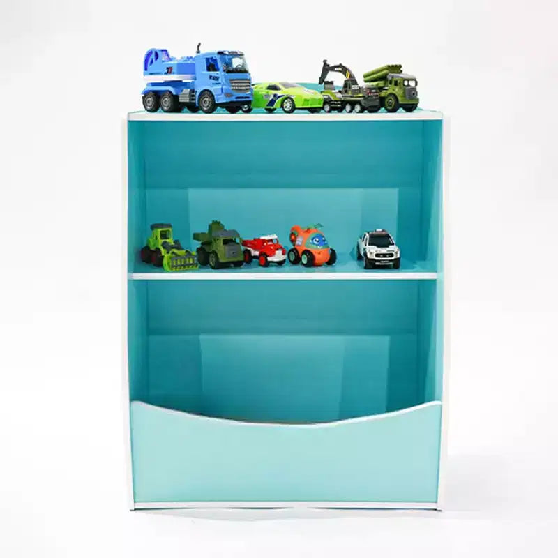 Kids Bookshelf,Book Storage Organizer,2-Tier Kids Bookcase with Open Compartments for Bedroom,Livingroom,Playroom