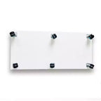 MAYEERTY Tempered Glass Display Cabinet Wine Storage File Cabinet Bluetooth Light Strip Lockable Swivel Casters Living Room Bedroom Office White