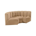 Meridian Furniture,Arc Velvet Modular Sofa