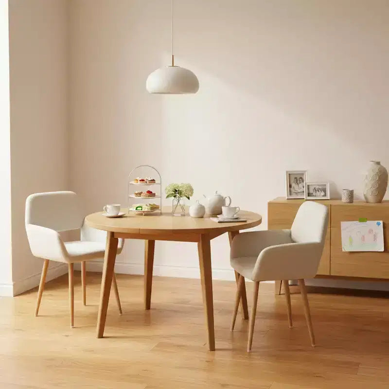 Homy Casa Mayfair Upholstered Dining Chairs with Armrests Set of 2