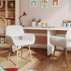 Homy Casa Mayfair Sedie da Pranzo Imbottite con Braccioli Set da 2