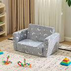 Karl Home Letto Divano Pieghevole Singolo 1 Pezzo con Spugna Integrale e Funzione Luminosa per Bambini