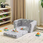 Karl Home Letto Divano Pieghevole Singolo 1 Pezzo con Spugna Integrale e Funzione Luminosa per Bambini