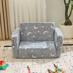 Karl Home Letto Divano Pieghevole Singolo 1 Pezzo con Spugna Integrale e Funzione Luminosa per Bambini