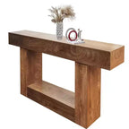 Coolmee 63 inch Console Table for Entryway, Wood Sofa Table Behind The Couch, Farmhouse Entryway Tables for Entrance, Hallway, Living Room