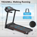 Tapis roulant domestico pieghevole con inclinazione manuale, 5 display e capacità di 113 kg