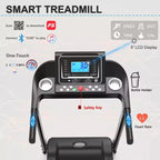 Tapis roulant domestico pieghevole con inclinazione manuale, 5 display e capacità di 113 kg
