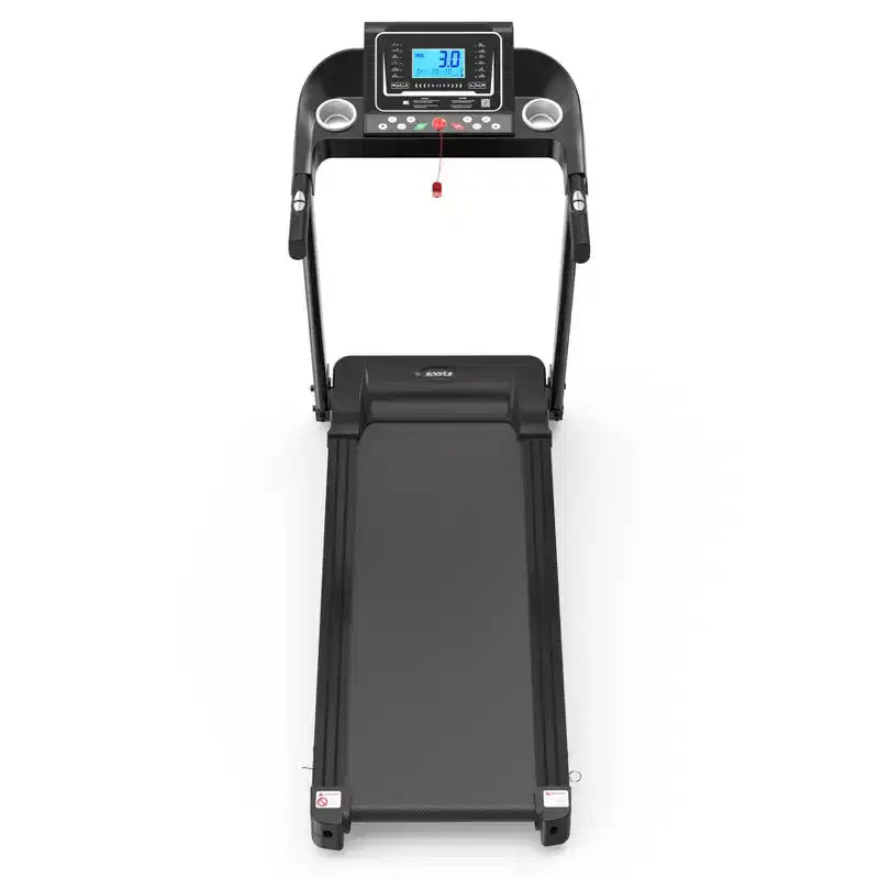 Tapis roulant domestico pieghevole con inclinazione manuale, 5 display e capacità di 113 kg