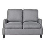 GDFStudio Cordoba Modern 3 Piece Upholstered Sofa Set with Nailhead Trim