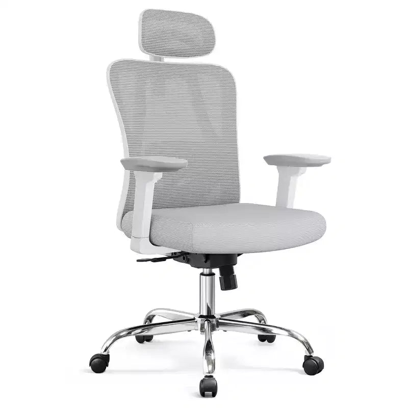 GALAXHERO Ergonomic Mesh Desk Chair with Adjustable 3D Headrest Tilt Function, Big and Tall Reclining Chair with Lumbar Support and 3D Armrests