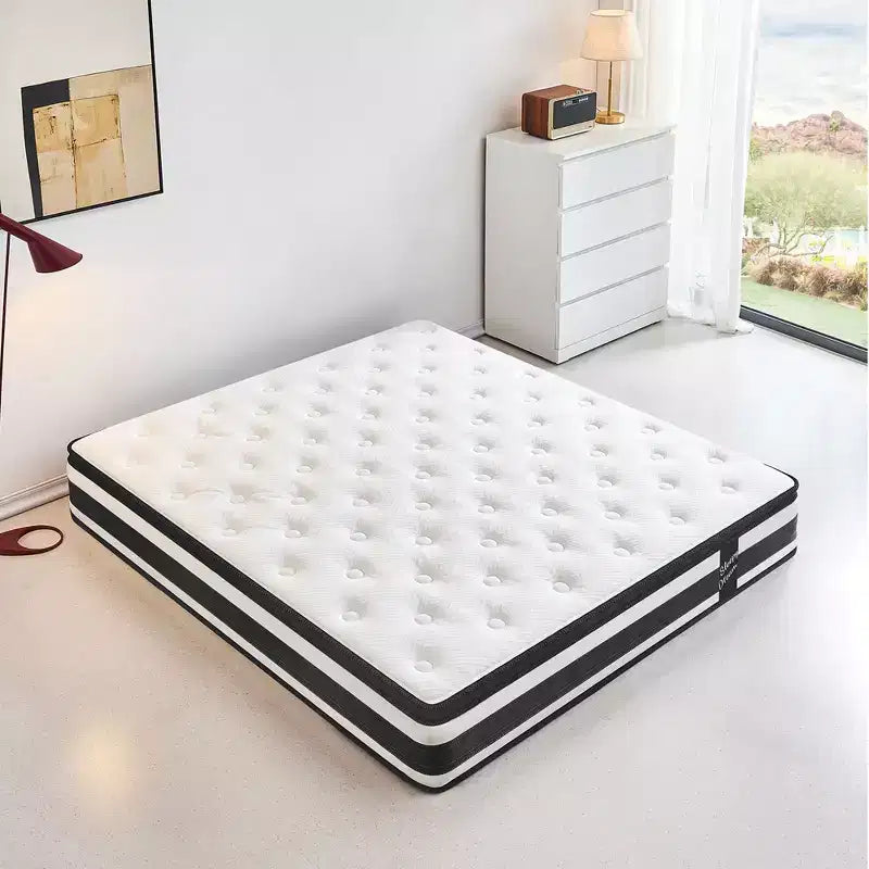 Okak Modern Materasso Ibrido Singolo Spesso 30 cm con Memory Foam per un Sonno Confortevole, Materassi Traspiranti a Media Densità