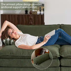 Karl Home |90'' W Off-white Corduroy Modular Cloud Couch Sleeper Sofa