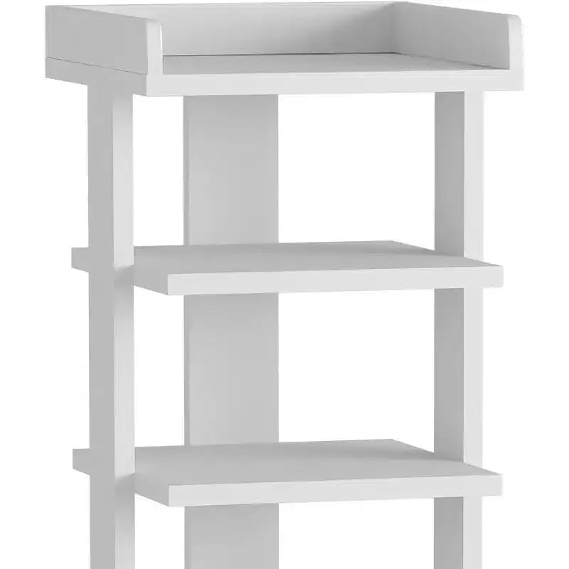 Tree City - Scarpiera verticale in legno Slim a 7 livelli, 114 cm, per ingresso, armadio e piccoli spazi, capacità 7-10 paia