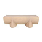 Royal Hampton Coffee Table | 48 Log Design | Natural Mango Wood Hand Crafted