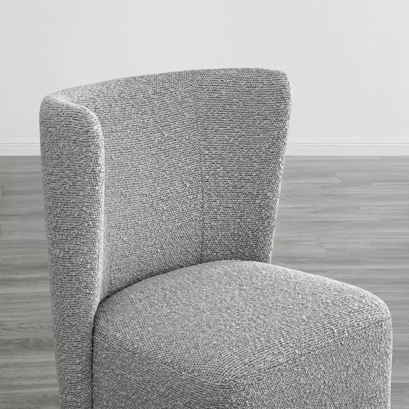 Sedie da pranzo moderne Spruce&Spring con rotelle e base in legno
