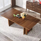 Lantine Farmhouse Dining Table for 4-6, 62.99Rectangular Dining Table with Storage for Kitchen, Living Room