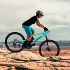 NAYSAYE Bicicletta da Montagna da 26 Pollici con Telaio in Acciaio, 21 velocità, Forcella Ammortizzata, Bici per Adulti per Andare in Bicicletta all'Aperto, Blu, 68.00*27.00*38.00