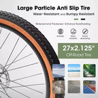 NAYSAYE Bicycle 27.5 Inch Mountain Bike for Adults with Disc Brakes for Commuting and Outdoor Exploration, Green, 70*27.5*40