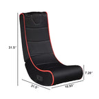 Sedia da gaming pieghevole GDFStudio Claudia Bluetooth con altoparlanti integrati