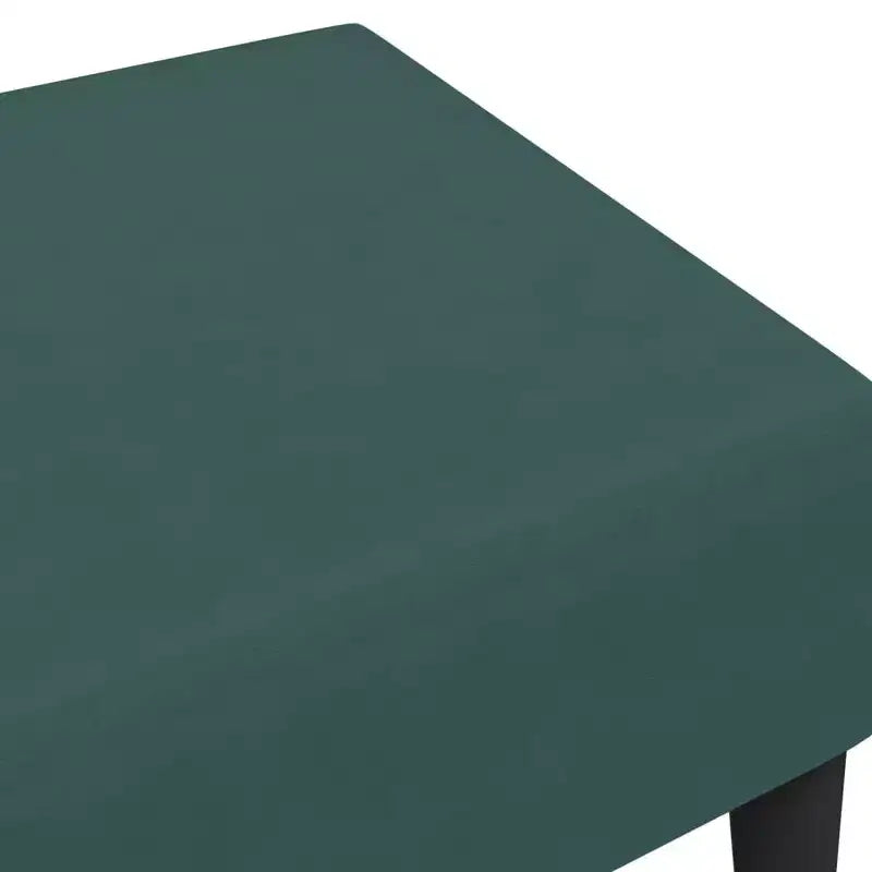 CLIHOME Modern Ottoman Footstool, Velvet Upholstered Pouf Stool for Footrest, Compact Accent Seating for Living Room