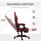 Sedia da gaming Okak High-Back con poggiatesta, sedia da computer con supporto lombare e poggiapiedi, sedia da ufficio per studio e sala lettura