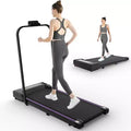 NAYSAYE Portable Treadmill Exercise Trainer Walking Jogging Machine for Home Office , Black, 43.5*19.5*3.5