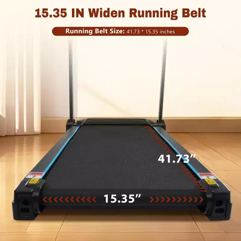 Tapis roulant pieghevole NAYSAYE 3.5HP con sistema idraulico e inclinazione per corsa e camminata a casa, nero, 48.23*19.69*41.14