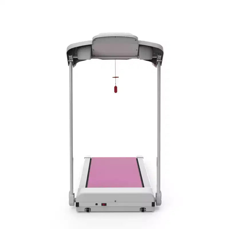 NAYSAYE Tapis Roulant Pieghevole 2.5HP Macchina da Corsa e Camminata per Casa con Nastro Spazioso per Esercizi, Bianco e Rosa, 47.64*24.8*45.67