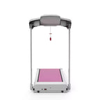 NAYSAYE Tapis Roulant Pieghevole 2.5HP Macchina da Corsa e Camminata per Casa con Nastro Spazioso per Esercizi, Bianco e Rosa, 47.64*24.8*45.67