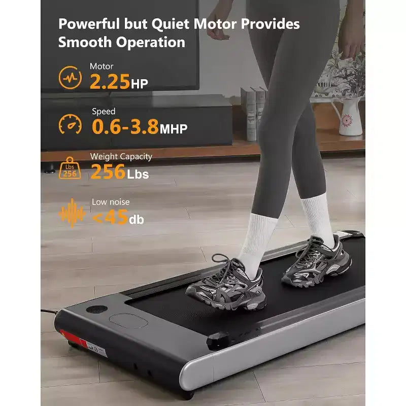 2.25HP Folding Electric Treadmill for Home Office, Space Saving, No Assembly Needed, Portable Treadmill for Office Home Exercise